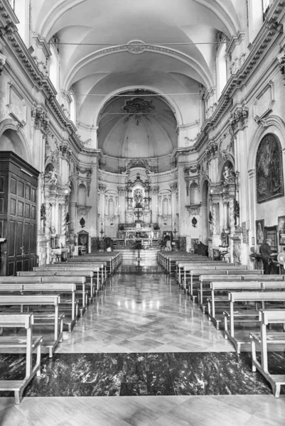 Noto イタリア 2021年8月12日 イタリア シチリア島 能登の聖フランシス教会の内部 教会は能登の旧市街に位置し 市内の主要な観光スポットの一つです — ストック写真