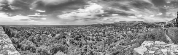 Panoramic View Town Saint Paul Vence Cote Azur France One — Fotografia de Stock