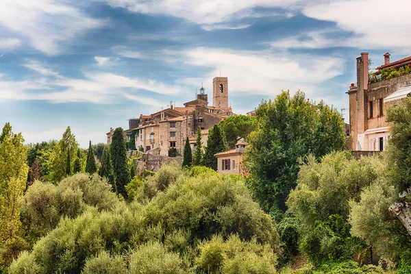 Γραφική Θέα Στην Πόλη Saint Paul Vence Cote Azur Γαλλία — Φωτογραφία Αρχείου