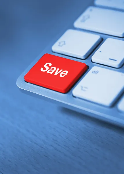 Save keyboard key — Stock Photo, Image