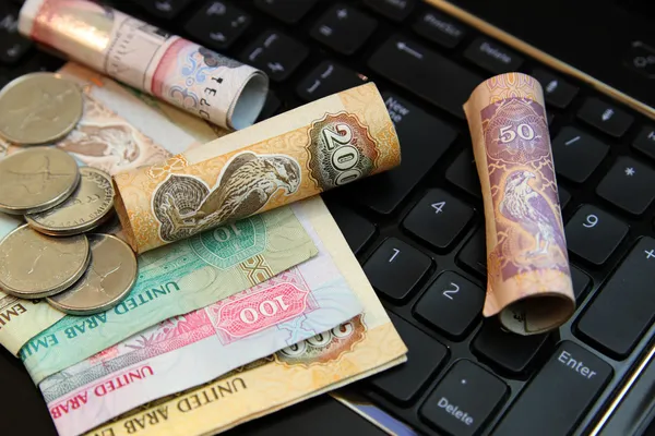 Uae dirhams — Foto de Stock