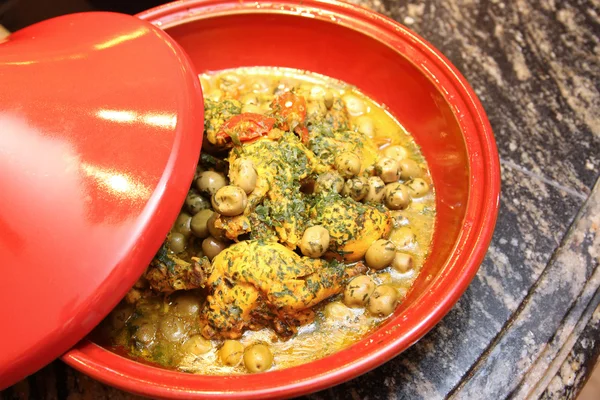 Tagine di pollo arabo — Foto Stock