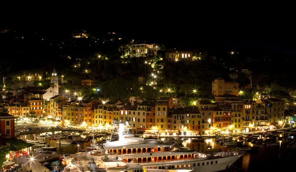 Portofino bei Nacht — Stockfoto