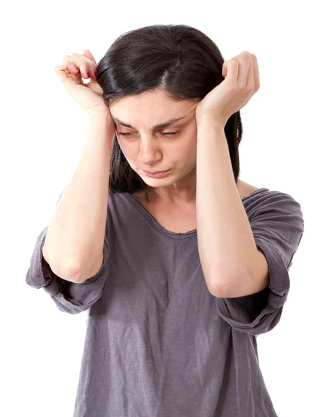 Vrouw depressie — Stockfoto