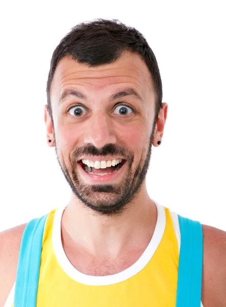 Man happiness expression — Stock Photo, Image