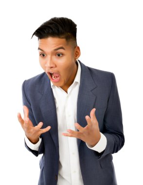 duygu ve Hispanik erkek ifade