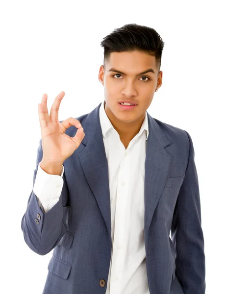 Latino jongen expressie en emotie — Stockfoto