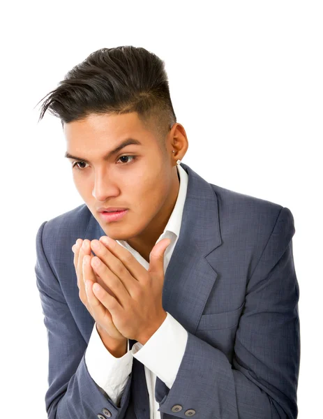 Latino jongen expressie en emotie — Stockfoto