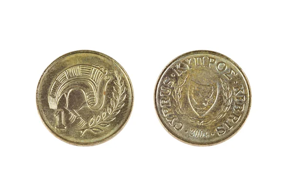 Cyprus one cent — Stock Photo, Image