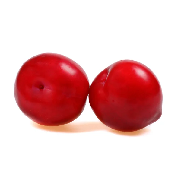 Two plums — Zdjęcie stockowe