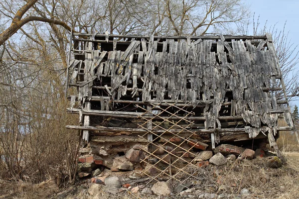 Zdezelowany stodoła — Zdjęcie stockowe