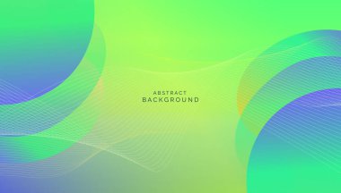 Renkli iniş sayfası soyut geometrik şekil ve değişken renk arkaplanı.