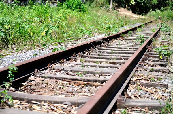 Verlaten spoorweg — Stockfoto