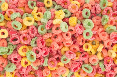 renkli meyve Mısır gevreği arka plan