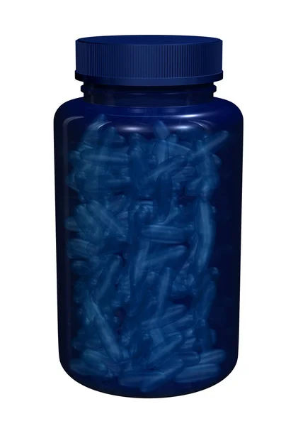 Píldoras de botella —  Fotos de Stock