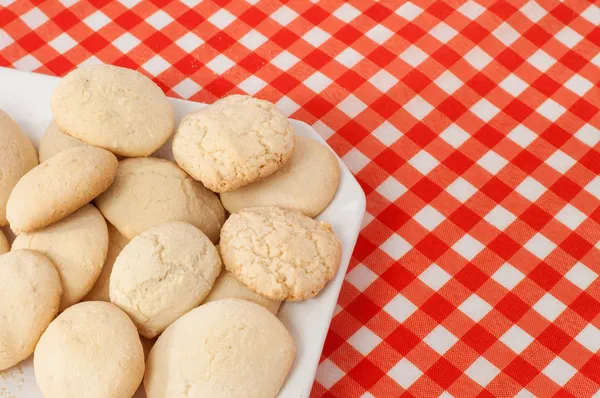 Soubory cookie na stole — Stock fotografie