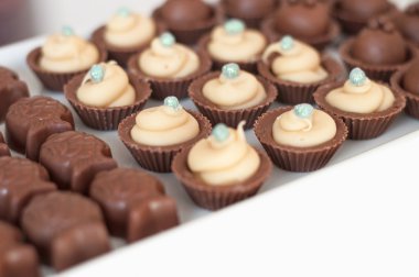 çikolatalar kapatmak