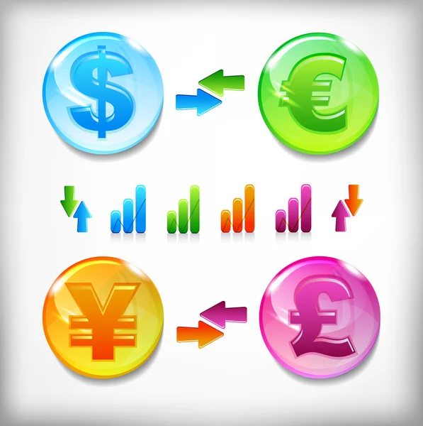 Financial market — Stock Vector