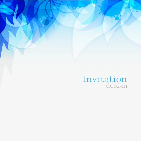 Einladungsdesign — Stockvektor