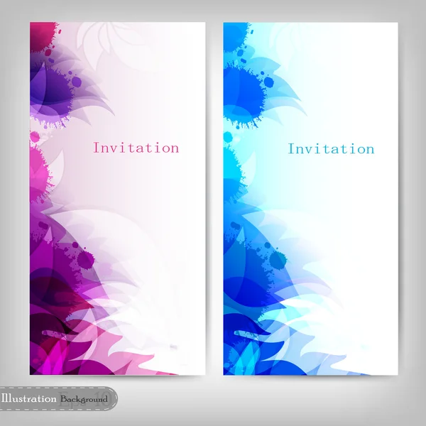 Diseño de invitación — Archivo Imágenes Vectoriales