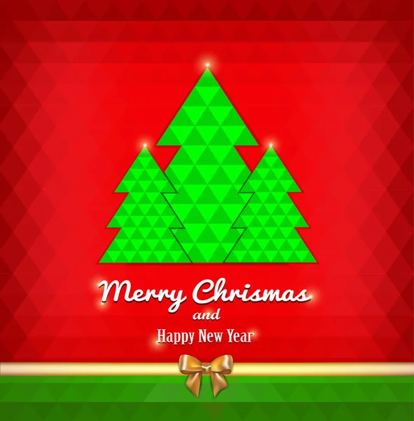 Merry Christmas card — Stock Vector