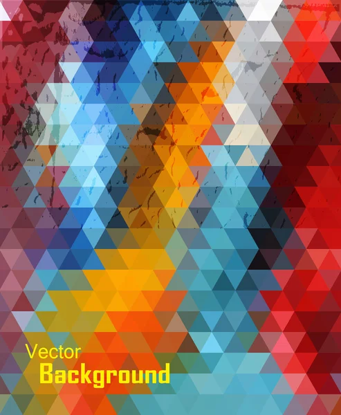 Kleurrijke abstracte geometrische achtergrond — Stockvector