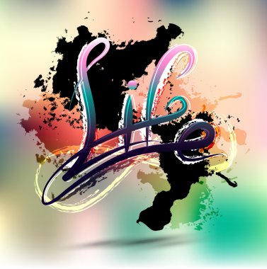 Metnin için yeri olan soyut vektör arkaplanı