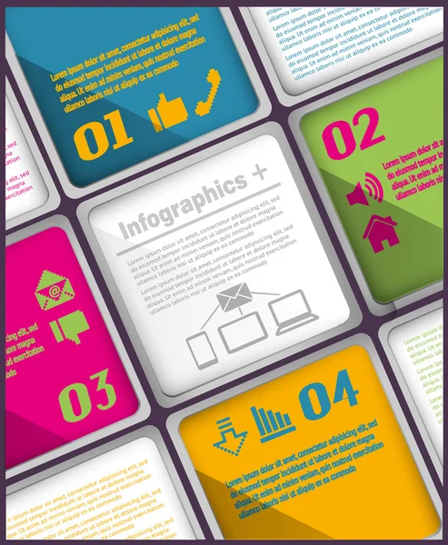 Laptop phone tablet Connessione infografica — Vettoriale Stock