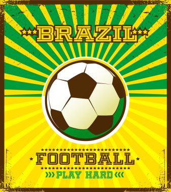 Brezilyalı futbol poster