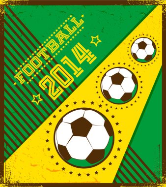Brezilyalı futbol poster