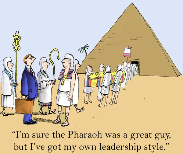 Tenho a certeza que o Faraó era um tipo porreiro. — Fotografia de Stock