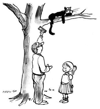 Babası kedi ödemek