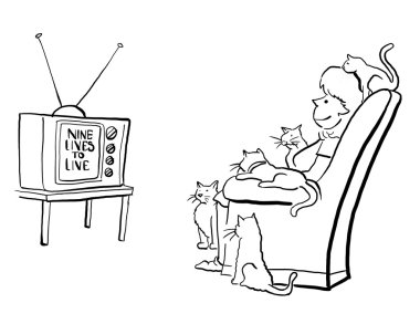 birlikte pembe dizi izle, kadın ve yavru kedi