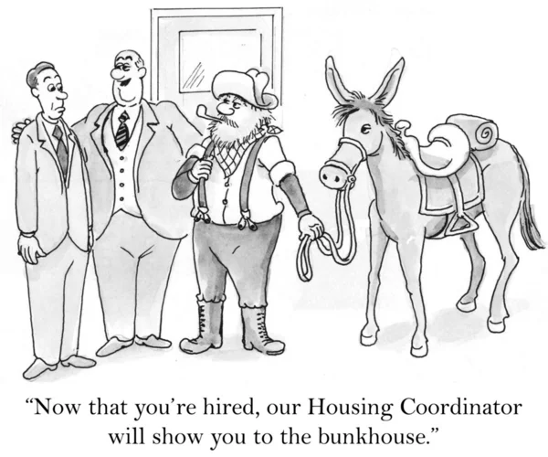 Prospector is the Housing Coordinator — Stock Photo, Image