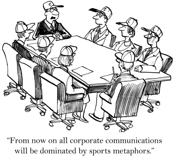 Dev'esserci una metafora dello sport. — Foto Stock