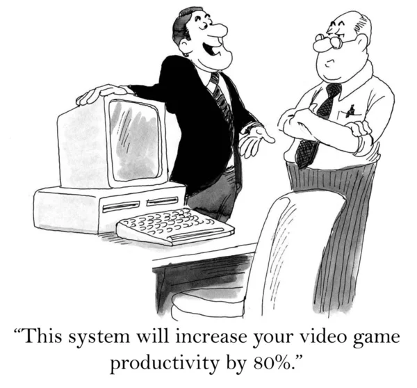Video game productivity will go up — Stock Photo, Image