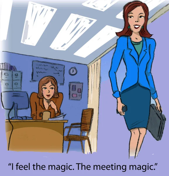 Meeting magic — Stock Photo, Image