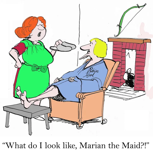 Marian a empregada doméstica — Fotografia de Stock