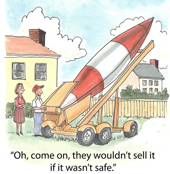 Säker raket — Stockfoto