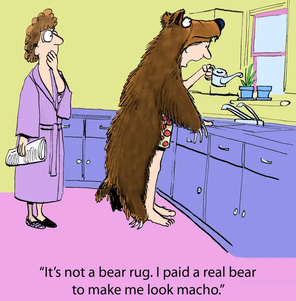 Paid a bear — Stock Photo, Image