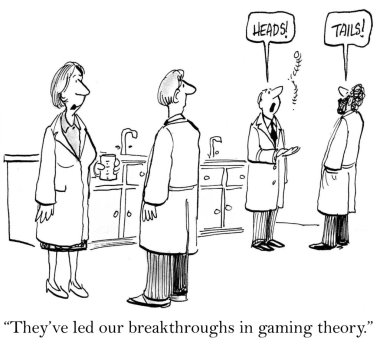 'They've led our breakthroughs in gaming theory.' clipart