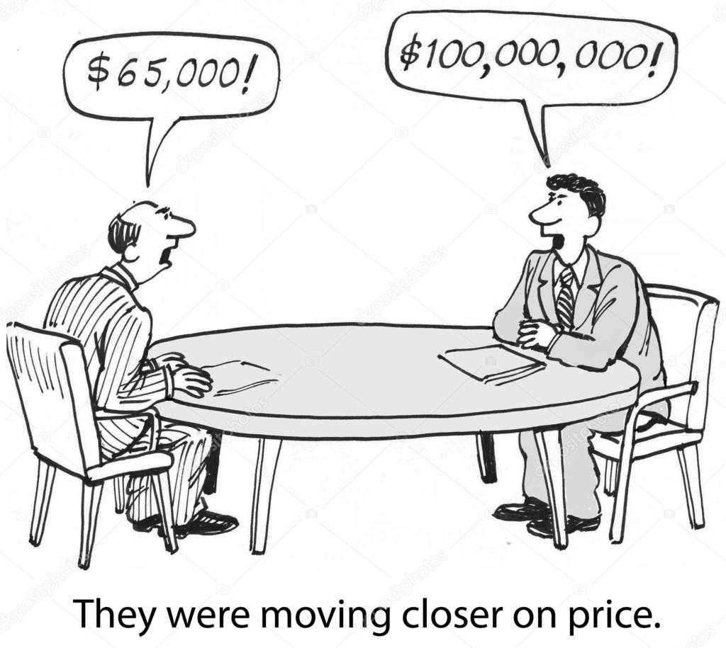 The negotiation was bearing fruit through compromise
