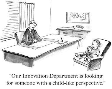 karikatür çizimi. röportajda, ofis boy