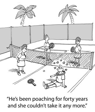 kötü bir oyun Tenis