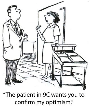 karikatür çizimi. Doktor ve hemşire koridor