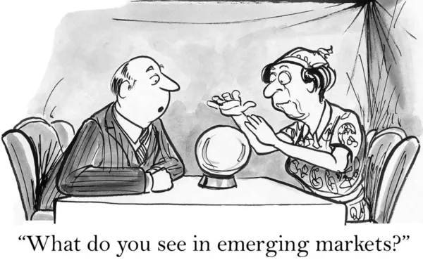 Wat zie je in opkomende markten — Stockfoto