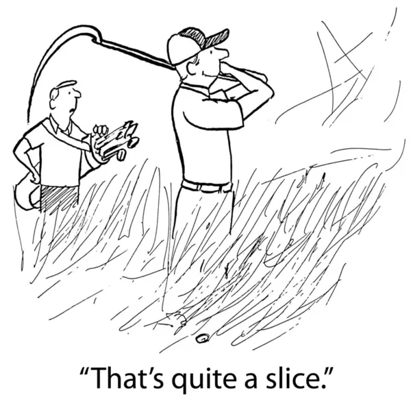 Golf auf dem Feld — Stockfoto
