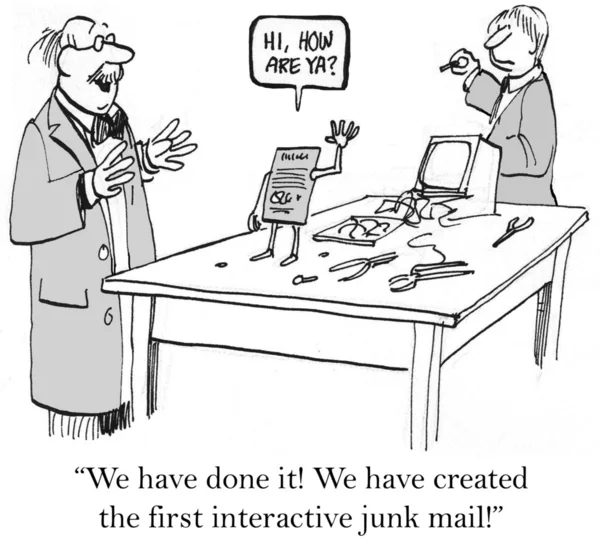 Interactive mailer is the first in the world. — Stock Photo, Image