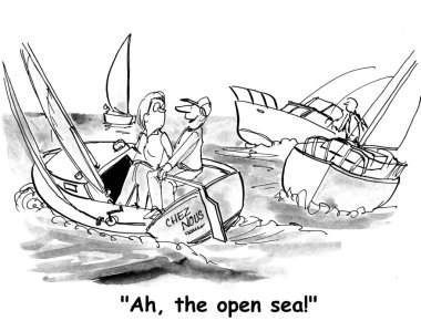 açık denizde yatlar