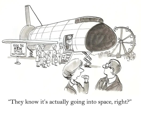 insanlar bir tekne turuna uzaya uçacak